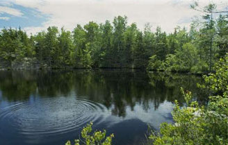 lake ripple white border